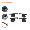 ABS Carbon Fiber Exterior Outer Door Bowl Cover Trim For Kia Sorento MQ4 -25