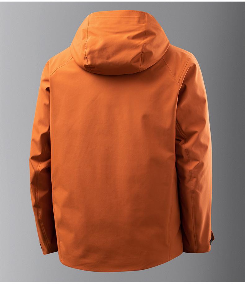 New Men's Waterproof Seamless Winter Duck Down Jacket