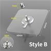 2Pcs Photo Frame Hooks Storage Rack Screw Holders Door Hanger Self-Adhesive Organizer Kitchen Accessorie