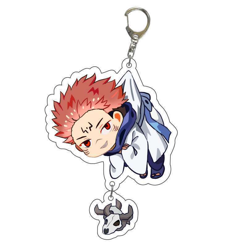 Jujutsu Kaisen Acrylic Key Ring Satoru Gojo Geto Suguru Key Chain Anime Keyring Props Cosplay Jewelry Gift Long Lasting