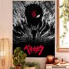 Japonské umění na stěnu Berserk DIY Gobelín Hippie Květinové koberce na stěnu Dekorace na kolejní koleje Nástěnné umění pro ložnici Obývací pokoj Design