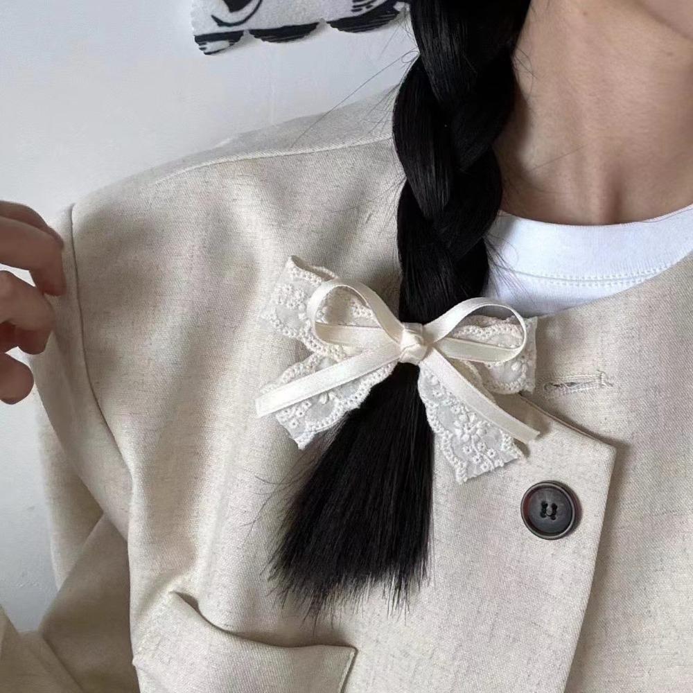 

Lace Bow Hair Clip Duckbilled Headwear Clip Fashion Hair Accessories Gift