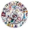 50 Q Version Onmyoji Stickers: Japanese Style Characters for Cute Graffiti, DIY Refrigerator & Tablet Decor