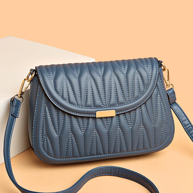 Kleine Umhängetasche aus weichem PU-Leder mit großem Fassungsvermögen