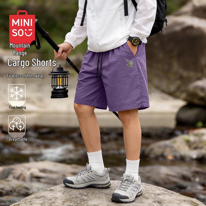 MINISO Men s Quick-Dry Breathable Casual Shorts XL