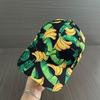 Summer Outdoor Sun Protection Banana Fruit Print Baseball Cap Unisex Breathable Hat for Men And Women Kpop
