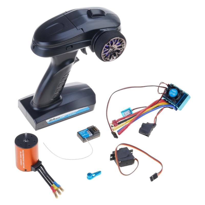 Durable R/C Brushless ESC & Brushless Motor ESC Steering Servos 3CH Transmitter for WLtoy 144001 1:12 1:14 RC Off-road