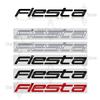 Metal For Fiesta Logo Badge 3D Stickers Fender Emblem Decal Auto Accessories Letter Lettering Decoration Car Styling