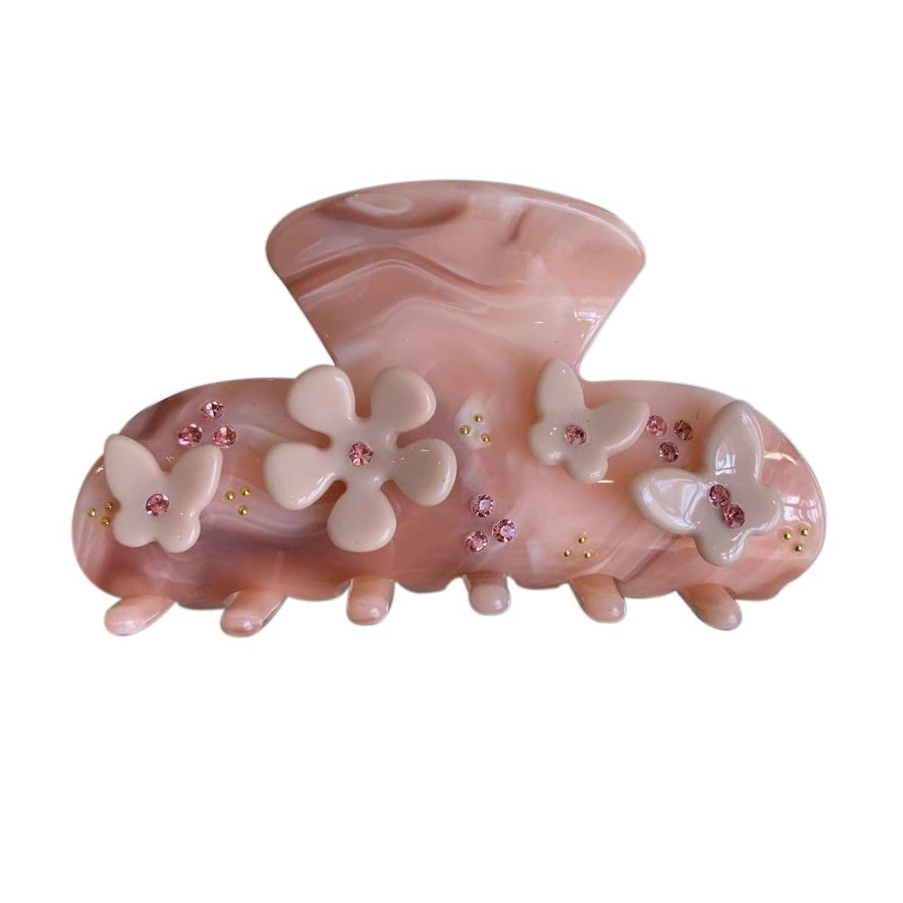 Fashion Acetate Hair Gripper Flower Heart Series Hair Accessories Shark Hair Claw Fashion Headdress Hairpin Headwear Women/Girls
