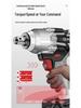 High Torque Brushless Electric Impact Wrench with Lithium Battery - Perfect for Auto Repair and Scaffolding