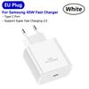 Samsung 45w Super Fast Charger PD Adapter EU US Type C Cargador For Galaxy S26 S25 FE S24 Ultra S23 Plus A55 A56 M55 Tab S11 S10