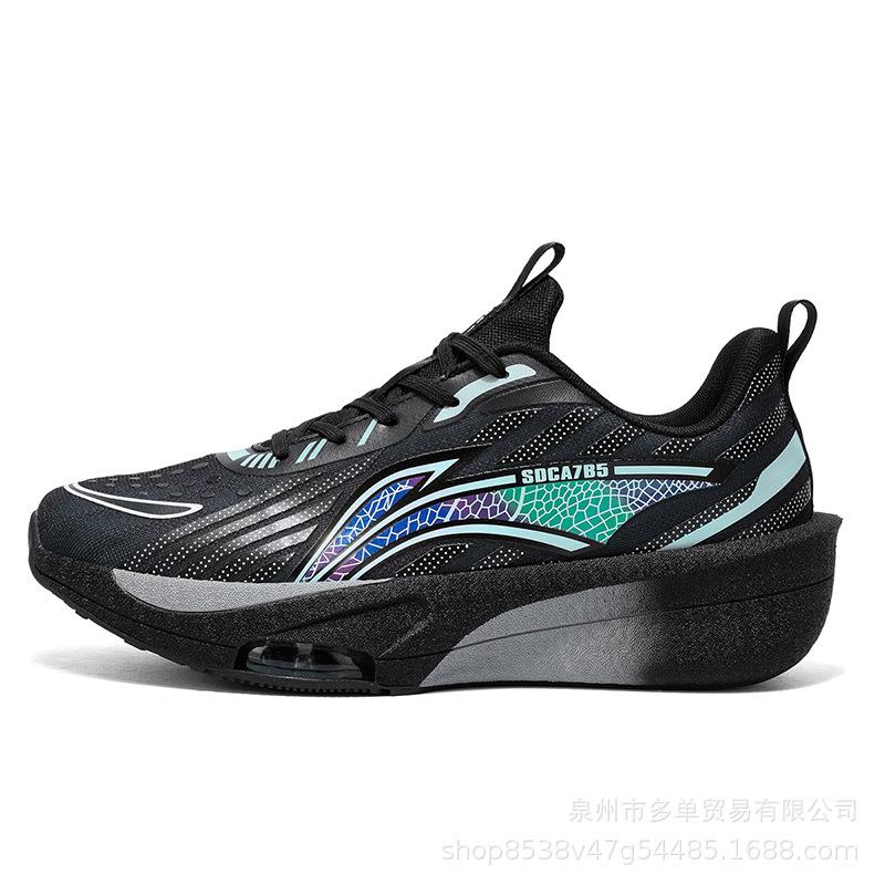 Couple really explosive shock absorption technology air cushion breathable lightweight soft-soled sports shoes student non-slip casual jogging shoes