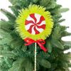 Christmas Tree Decoration Ornament With Shimmering Golden Onions, Green And Cuttings