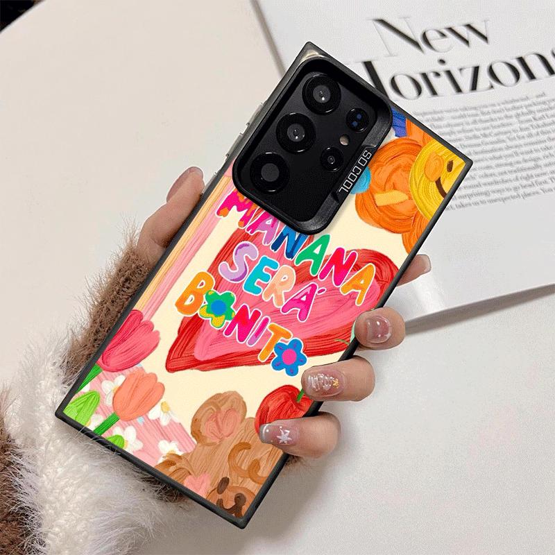 

Karolg M-Manana Sera B-Bonito Shockproof Phone Case for Samsung Galaxy S26 Edge S25 Ultra S24 FE S23 Plus S21 Cover Anti Fall Fu Samsung S24 Plus