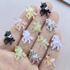 10Pcs Cute Mini Cartoon Unicorn Nail Art Resin Designer Charms DIY Craft For Nail 3D Decorations Jewelry