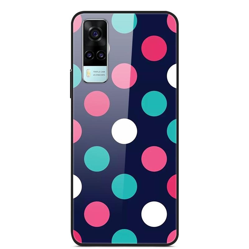 Tempered Glass Case For Vivo Y31 Y51 Case Soft Silicome Bumper For Vivo Y51 Y31 Phone Case Hard Glass Back Cover Y 31 Y 51 Funda