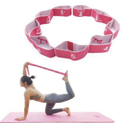 Multi-Section Belt Dance Yoga Aid Stretch Belt Stretch Yoga Belt Beginner Yoga Supplies Resistance Band