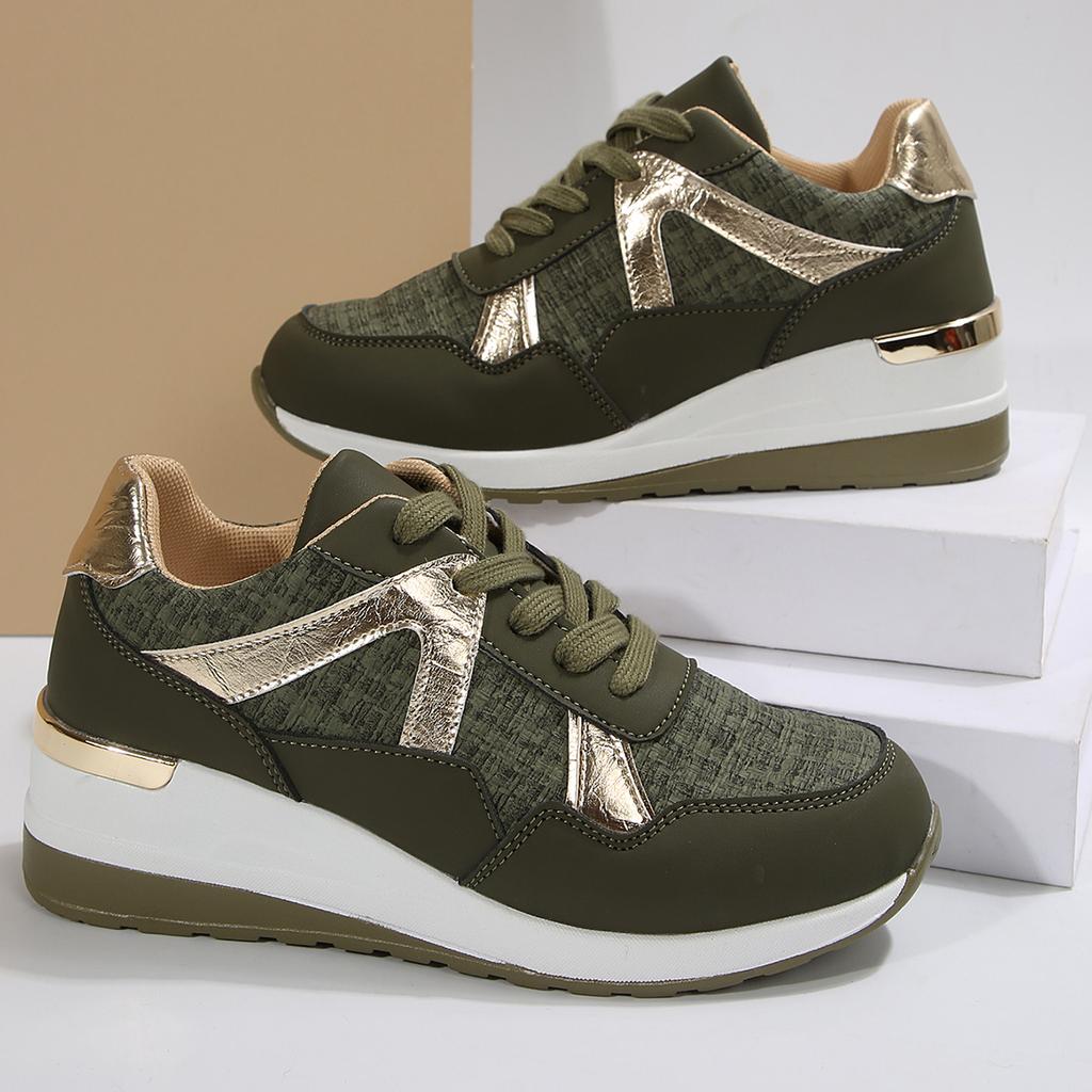 Fashion 2025 Women's Mesh Sneakers Patchwork Lace Up Flat Shoes for Women Lightweight Female Shoes Classic Versatile Zapatillas De Mujer