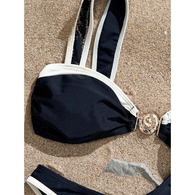 2026 Women's European & American Sexy Printed Strappy Two-Piece Backless Bikini