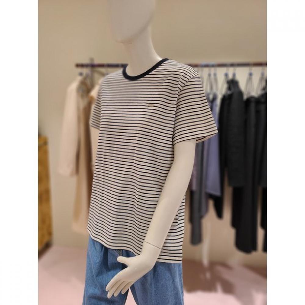 Cc Collect. Stripe Round Neck Tee C262psm133