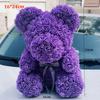 16*24cm Artificial Teddy Rose Multicolors Romantic Valentines Day Gift Girlfriend Women Anniversary Bear