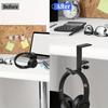 Non-Slip Metal Adjustable Desktop Hook - Ideal for Hanging Backpacks, Handbags, Headphones Wallets No-Drill Installation, Perfect for Home, Office