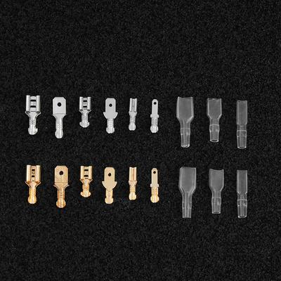 120/135/270/360PCS 2.8/4.8/6.3mm Male Female Cold Pressing Insert Spade Plug Spring Terminals Connector Wire Connectors