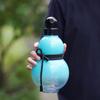 Gourd Shape Water Cup Large Capacity Water Bottle, Gourd Water Bottle with Shoulder Strap, Outdoor Hiking Water Bottle