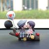 New Cute Couples Car Ornaments Tree Branch Figure Figurines Decorations Automotive Interior Dashboard Decor Accessories