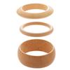 Round Wooden Bracelet Wide Geometric Bangles New Wooden Bangles  Gifts
