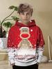New Christmas Hoodies for Kids Sweatshirts New Year Fashion Sweatshirts Casual Streetwear Santa Claus Kids Clothes Children Top