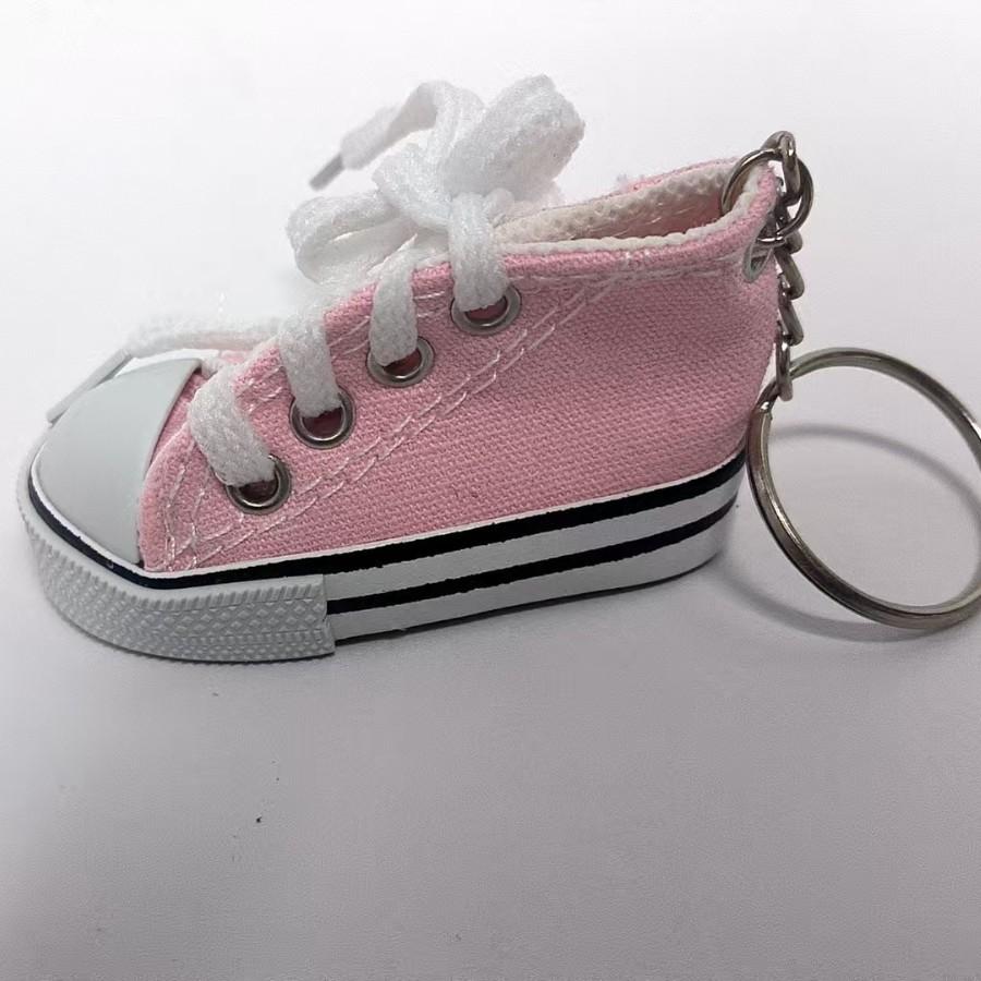 Mini-Leinwand kleine Schuhe Mode Fahrrad Motorrad Fußstütze kleines Brettschuh-Anhänger Simulation Schuh-Schlüsselanhänger