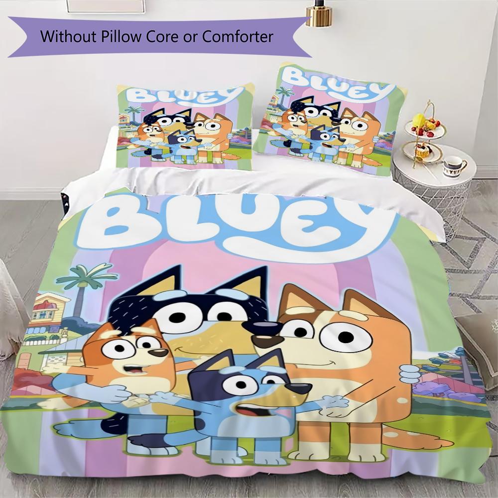 Happy Family Time Together Threepiece Set Without Core 1 Duvet Cover 2 Pillowcase Without Core Bedding Set Duvet Cover And Pillowcase