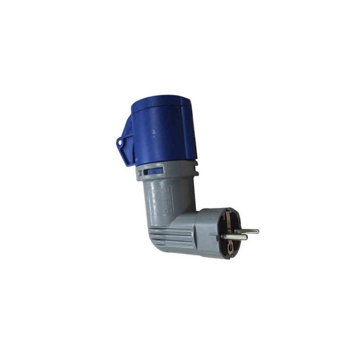 Adaptateur - SOLERA - P T 16A/230V IP44 - Prise simple - Extérieur - Monophasé