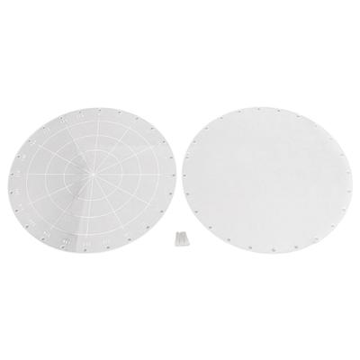 Clear Stamp Blocks Stamp and Spins Tool Round Stamping Blocks Acrylic Decorative Stamp Blocks for Scrapbooking Cards