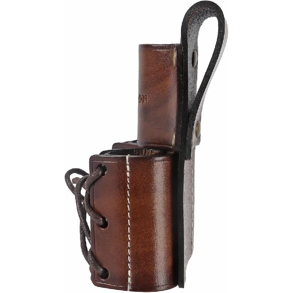 TOURBON Leather Tool Organizer Bull Pin Holster Wrench Hammer Holder