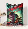 Custom Name Nightmare House Flannel Blanket Throw Blanket Soft Warm Sofa Bed home Decor Unique Gift