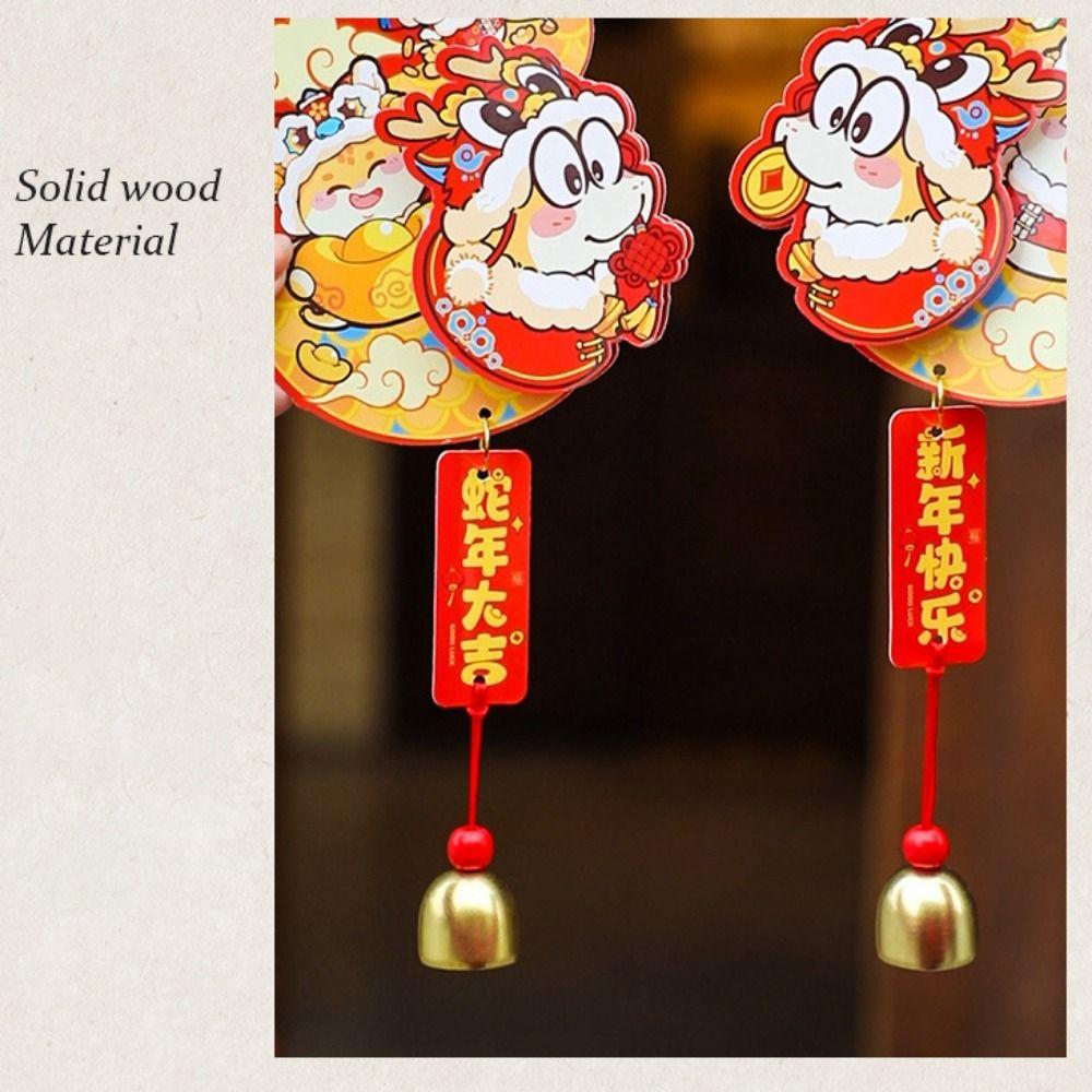 1 Pair Cartoon Snake Year Doorknob Pendant Handmade Doorknob Hanging Pendant  for Home Shopping Mall