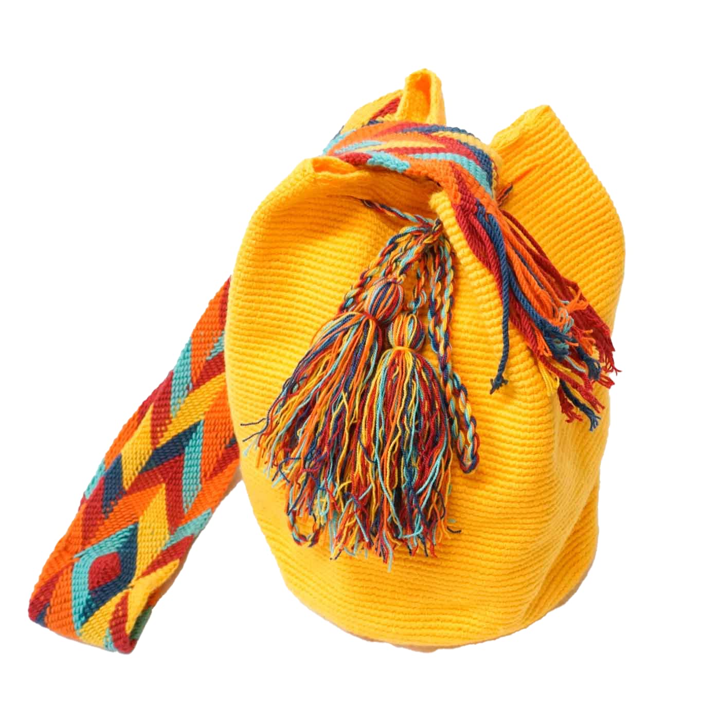 

[Samsara] Imperfect Wayuu Bag, Mother s Bag, Shoulder Bag, Women s, Large Capacity, Handmade, South American, Colombian, Traditional, All-Over