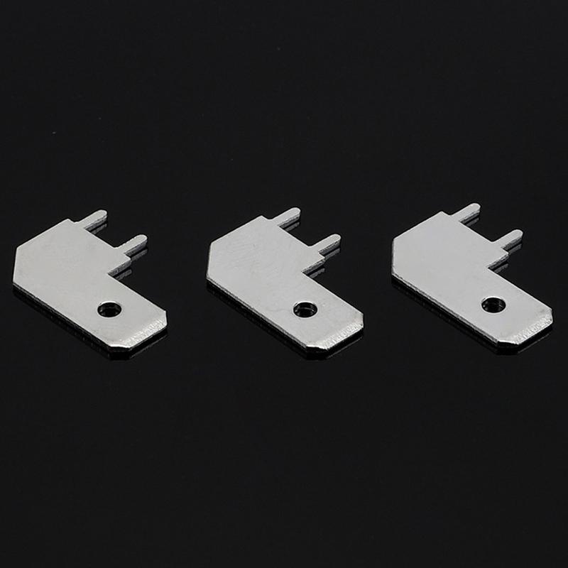 50Pcs 4.8/6.3 Flag-Shaped Inserts Pcb Circuit Board Insert Pcb L-Shaped Corner Solder Thickness 0.8Mm Welding Sheet