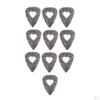 10 Pieces Guitar Ukulele Wool Felt Plectrum Picks for Guitar Parts