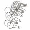 10Pcs Metal Ear Reflexology Massage Clips Silicone Tip Ear Therapy Spring Clips  Facial Relaxation