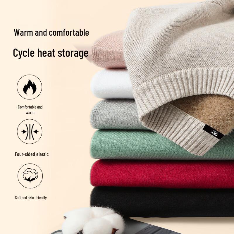 Baleno S&K Series Half-High Collar Plush Sweater