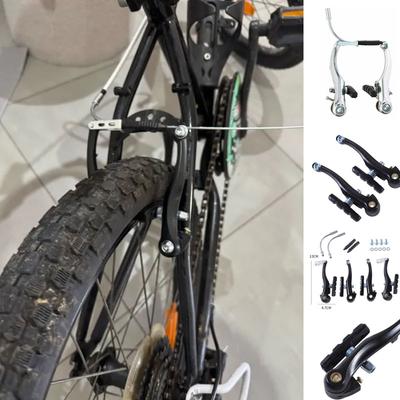 Aluminiumlegierung Mountainbike V-Bremse Vorne Hinten Fahrrad Rennrad Bremsvorrichtung Professionelles Radfahren Sicherheitszubehör Für Outdoor-Fahrt Fahrradwartung