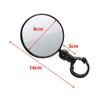 5cm/8cm 1 PC/2PCS  360 Degree Rotating Bicycle Rearview Handlebar Mirrors Cycling Rear View MTB Bike Silicone Handle Rearview Mirror
