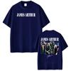 James Arthur 2026 Pisces World Tour Graphic TShirt Unisex Hip Hop Goth Punk Style 100 Cotton Cool Crew Neck Short Sleeve Loose