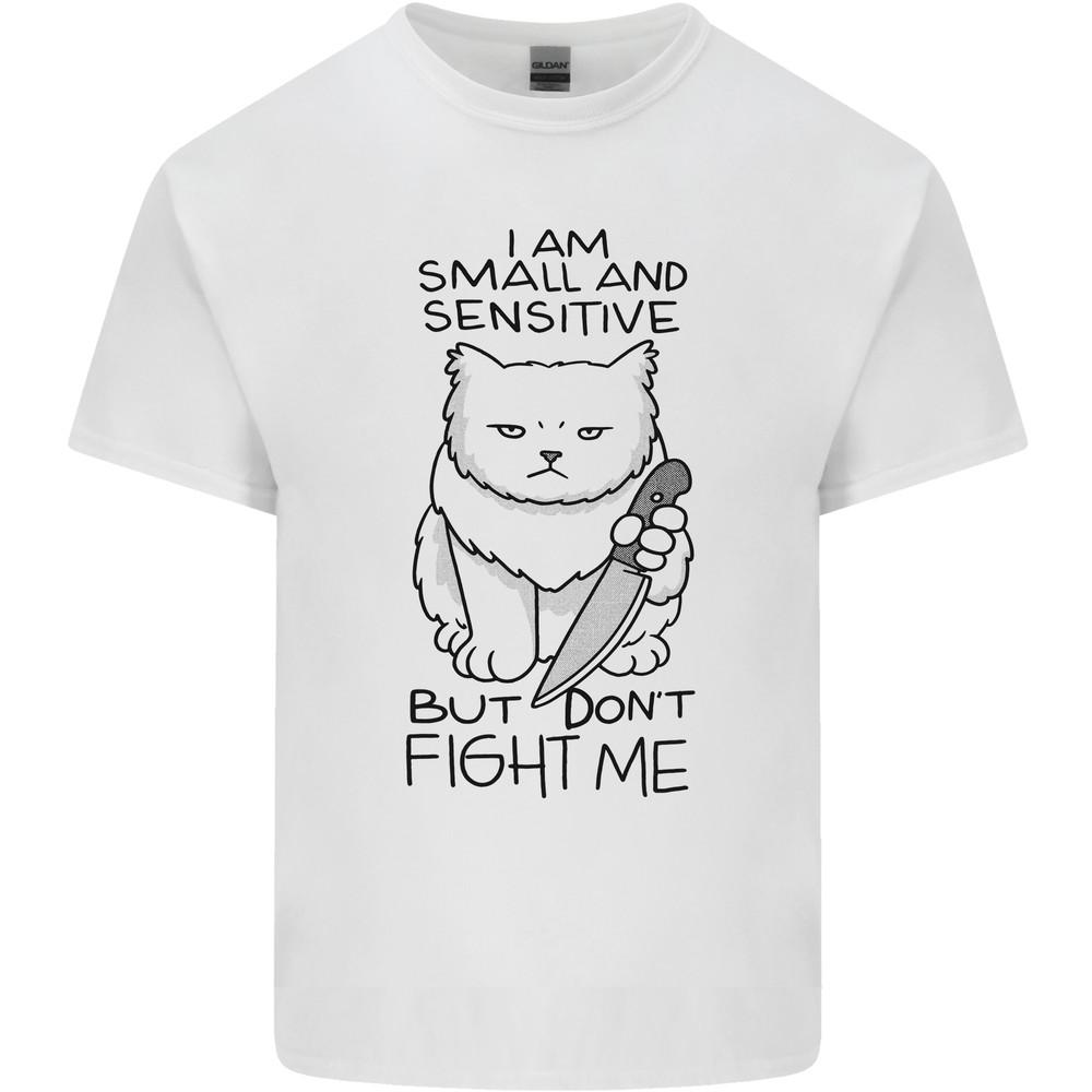 

Cat Dont Fight Me Funny Mens Light Cotton T-Shirt Unisex T-Shirt L