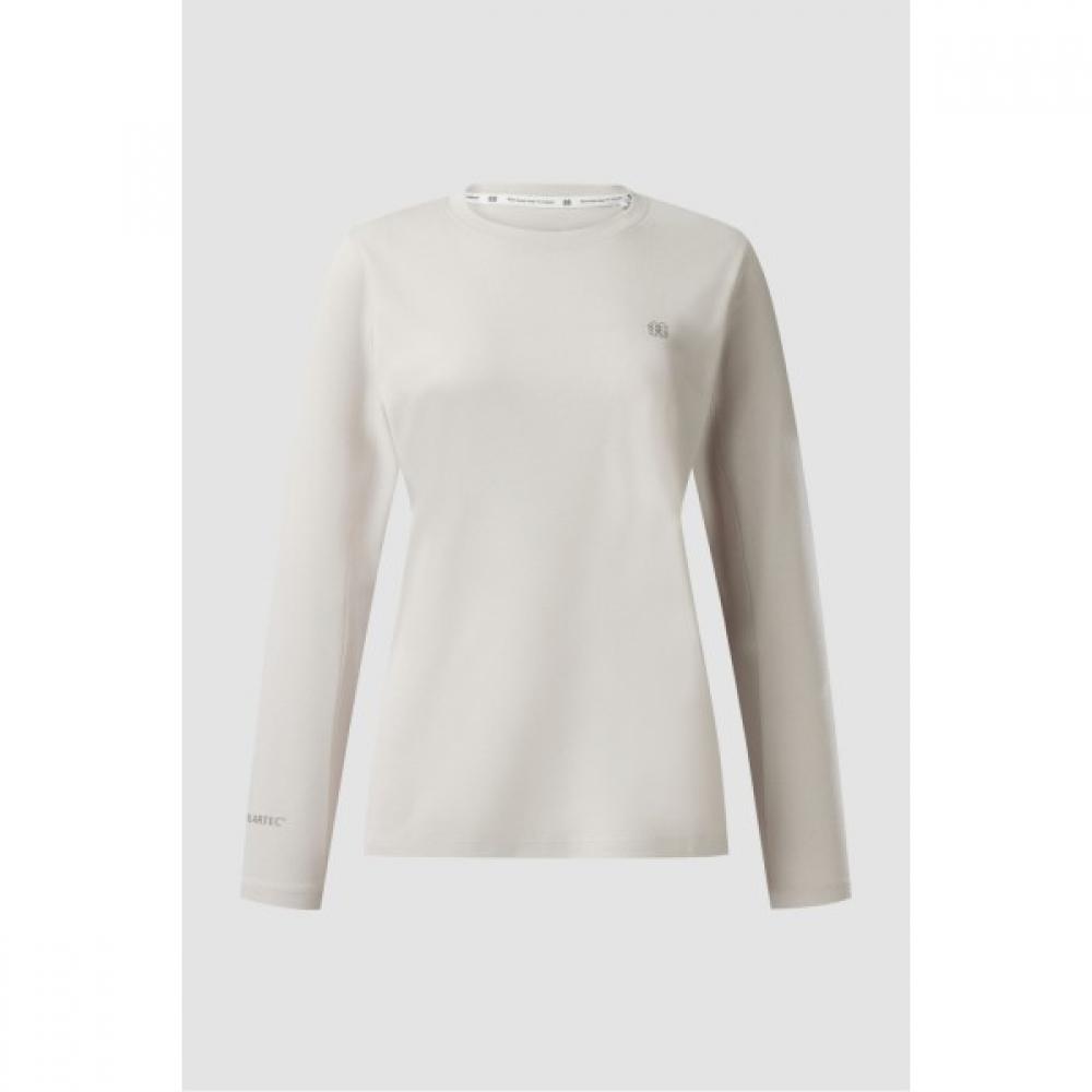 

Kolon SporTS Women S FuncTional Round T ShirT jkTba24152lbe light beige/90