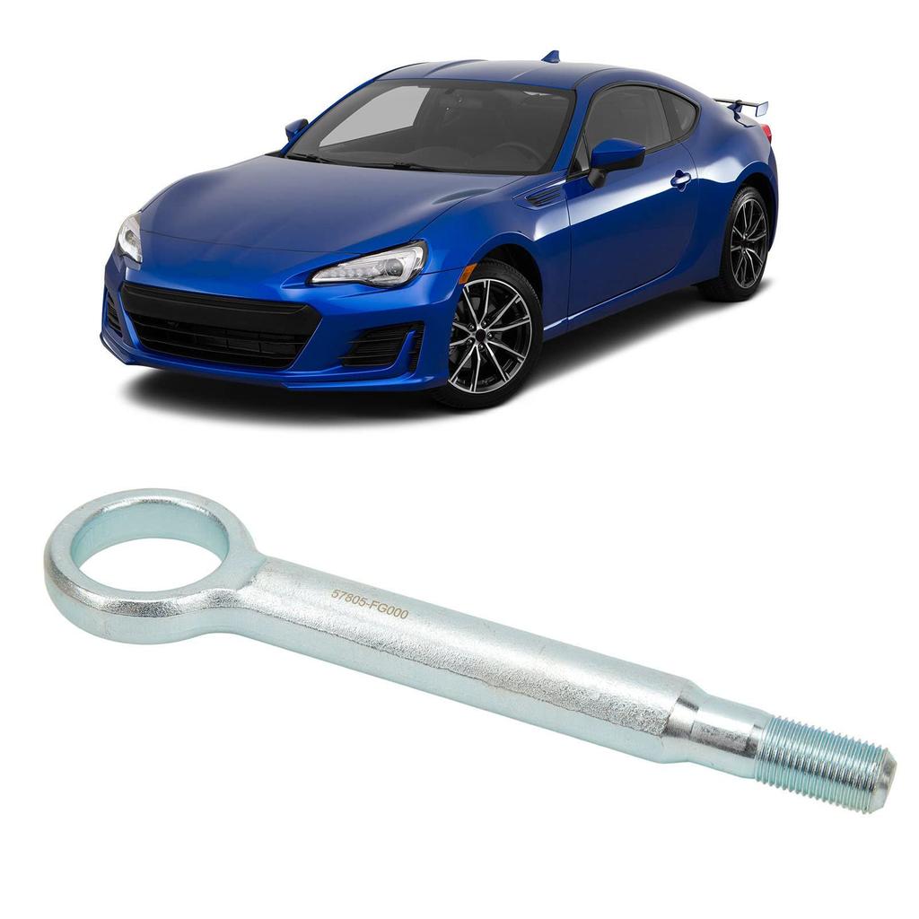 Tow hook, front tow hook 57805FJ000, heavy-duty steel tow hook replacement for Impreza Forester.