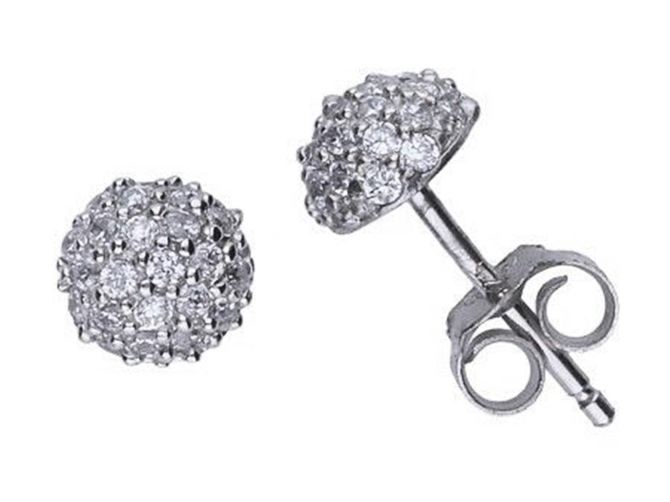 Delicate Silver Jewelry Set with Cubic Zirconia Elegant Women' Set